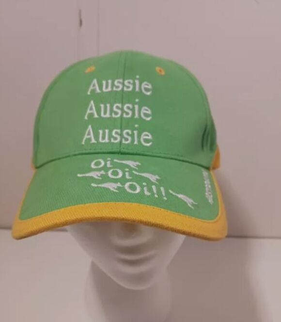 Aussie Other - Australia Aussie Aussie Aussie Oi Oi Oi Adjustable Cap Hat Green Raygun Souvenir